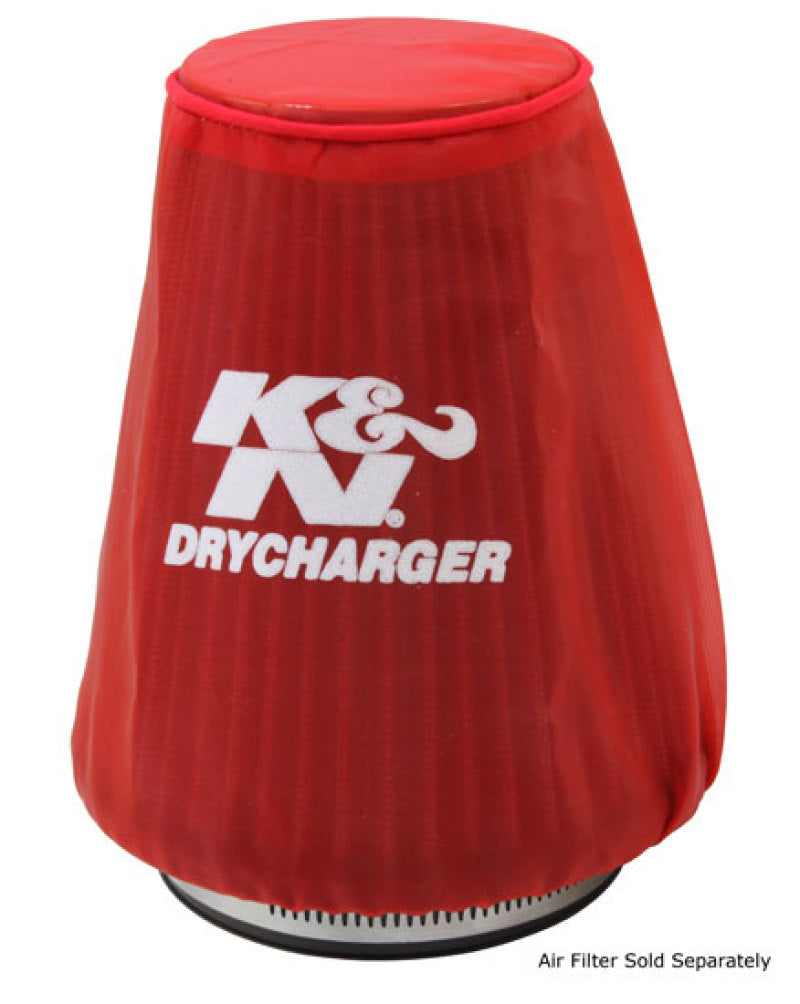 K&N Engineering K&N Red Drycharger 5.25in x 3in Round Tapered Air Filter Wrap
