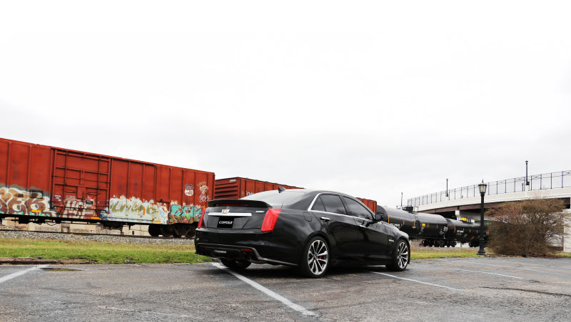 CORSA Performance Corsa 2016-2019 Cadillac CTS V 6.2L V8 2.75in Black Sport Axle-Back Exhaust