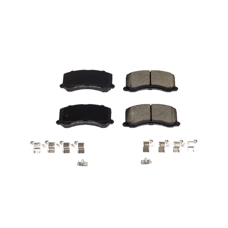 PowerStop Power Stop 95-02 Suzuki Esteem Front Z17 Evolution Ceramic Brake Pads w/Hardware