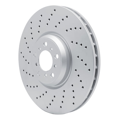 DFC 15-19 BMW X5 Left Front Drilled Hi-Carbon Alloy Geomet Coated Rotor