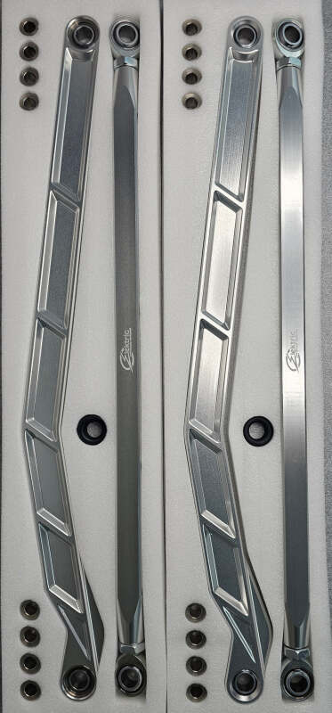 Elektric Off Road Elektric Offroad 2022+ Polaris Rzr Pro Rurbo R Billet High Clearance Radius Rods Anodized Clear