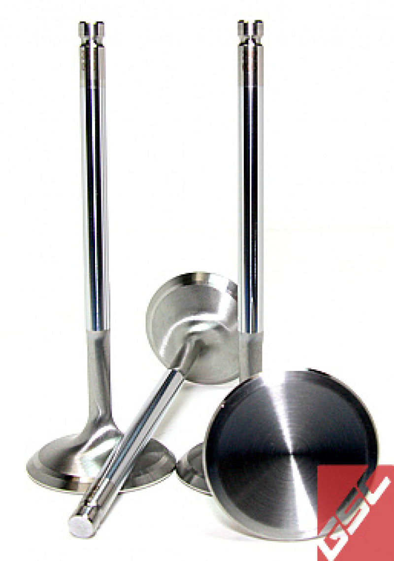 GSC Power Division GSC P-D Subaru EJ205/EJ207/EJ257 Chrome Polished Exhaust Valve - 33mm Head (+1mm) - Set of 50