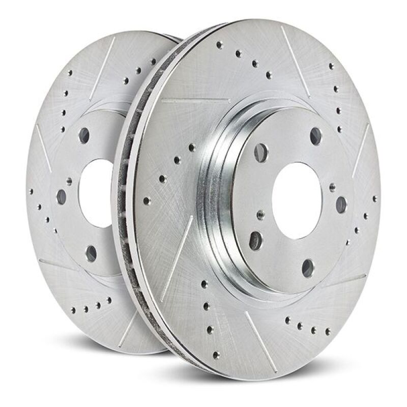 PowerStop Power Stop 2023 Chevrolet Colorado Rear Drilled & Slotted Rotor (Pair)