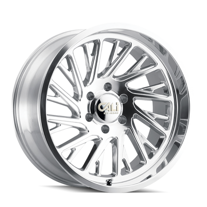 Cali Off-Road 9114 Purge 22x12 / 8x170 BP / -51mm Offset / 125.2mm Hub Polished Wheel