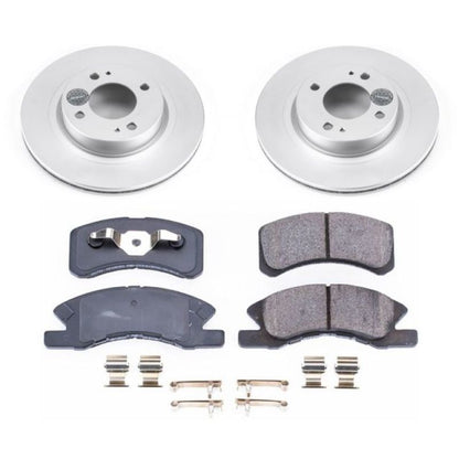 PowerStop Power Stop 17-18 Mitsubishi Mirage Front Z17 Evolution Geomet Coated Brake Kit