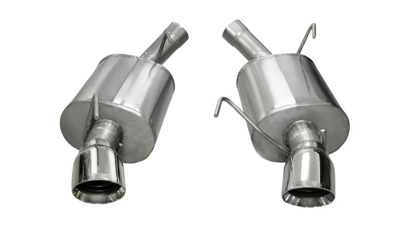 CORSA Performance Corsa 2005-2010 Ford Mustang Shelby GT500 5.4L V8 Polished Sport Axle-Back Exhaust