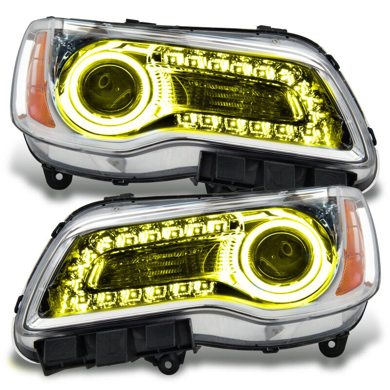 ORACLE Lighting Oracle 11-14 Chrysler 300C SMD HL - Chrome - NON HID - ColorSHIFT w/ Simple Controller