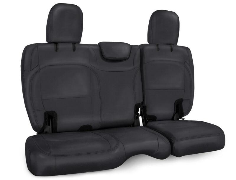 PRP Seats PRP 2018+ Jeep Wrangler JLU/4 door Rear Bench Cover with Cloth Interior - All Black