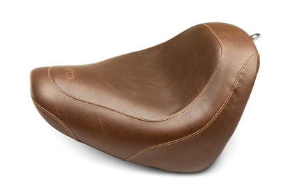 Mustang Motorcycle Mustang 18-21 Harley Fat Bob Wide Tripper Solo Seat - Brown