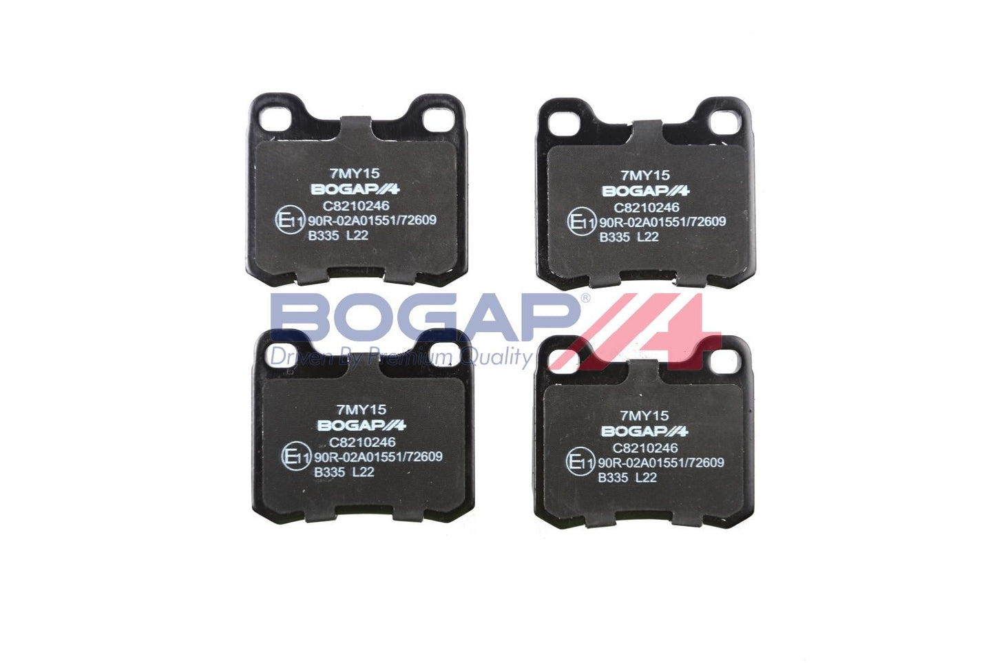 BOGAP C8210246 Brake Pad Set, Disc Brake