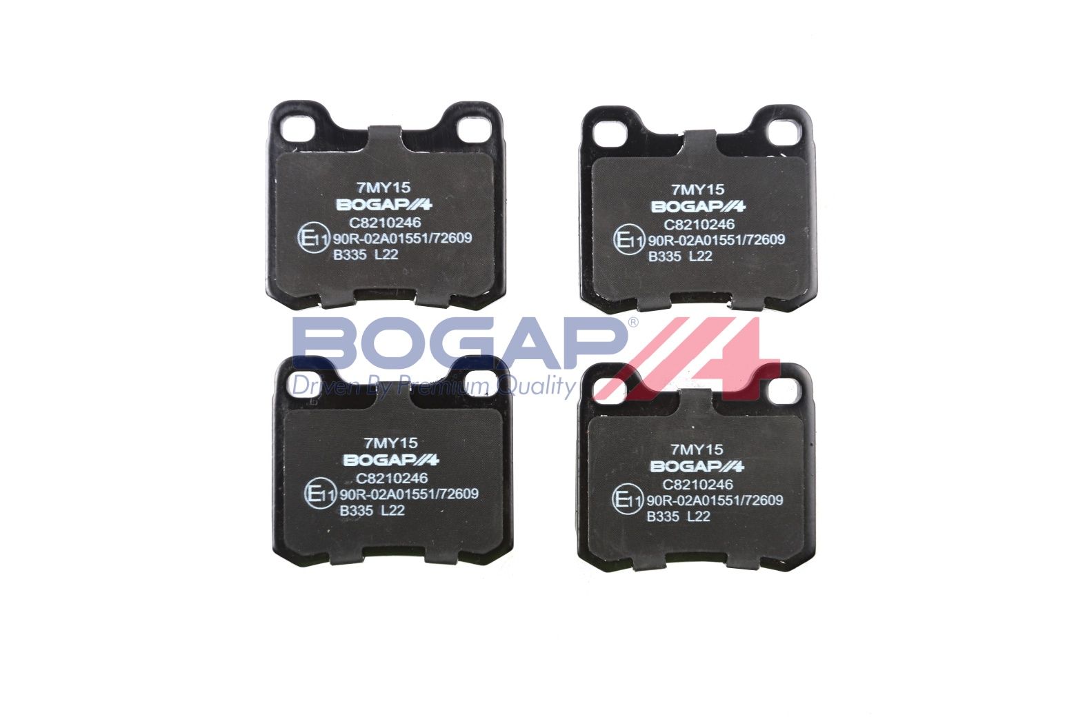 BOGAP C8210246 Brake Pad Set, Disc Brake