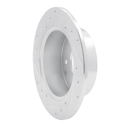 R1 Concepts R1 92-94 Acura Vigor Rear Right Drilled & Slotted Silver Brake Rotor