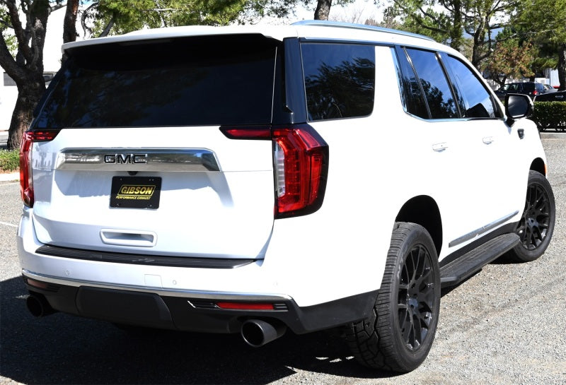 Gibson 21-23 GMC Yukon XL Denali/Chevrolet Suburban 6.2L 2/4wd Black Elite Cat-Back Exhaust