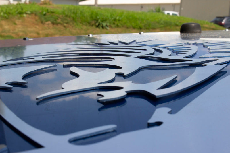 Fishbone Offroad 13-18 Jeep Wrangler JK Hood Louver Raw Unpainted