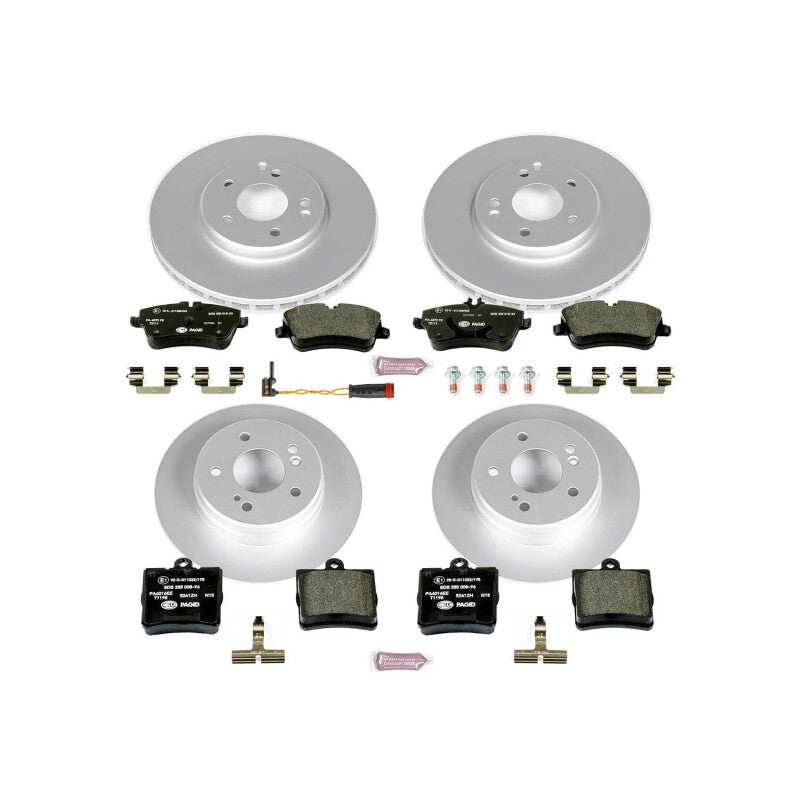 PowerStop Power Stop 06-08 Mercedes-Benz SLK280 Front and Rear Eurostop Brake Kit