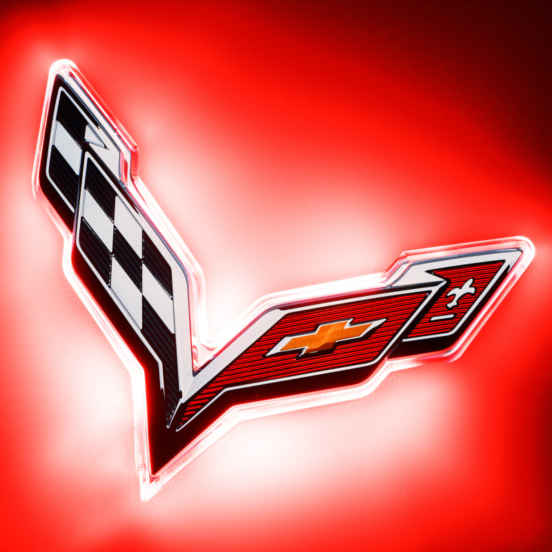 ORACLE Lighting Oracle Corvette C7 Rear Illuminated Emblem - Dual Intensity - Red
