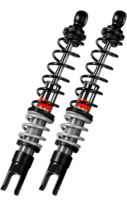 Bitubo Suspension Bitubo YGB0 Twinshocks Rear Adjustable: Spring Preload,  Red And Black Springs