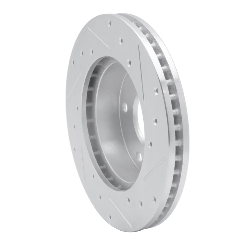 R1 Concepts R1 82-88 Chevrolet Camaro Rear Left Drilled & Slotted Silver Brake Rotor