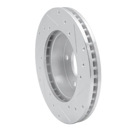 R1 Concepts R1 82-88 Chevrolet Camaro Rear Left Drilled & Slotted Silver Brake Rotor