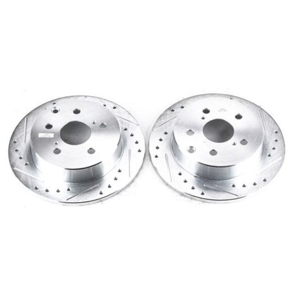 PowerStop Power Stop 10-12 Lexus HS250h Rear Evolution Drilled & Slotted Rotors - Pair