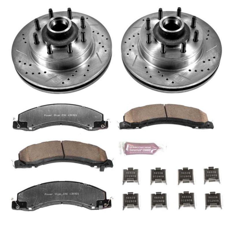 PowerStop Power Stop 11-12 Ram 5500 Rear Z36 Truck & Tow Brake Kit