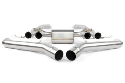 Dinan 21-27 BMW M3/M4 (G80/G82/G83) Valved Axleback Exhaust System - Polished Tips