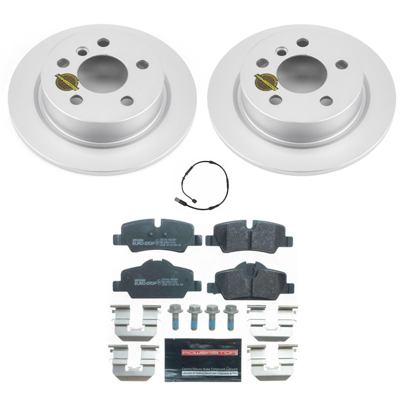 PowerStop Power Stop 14-19 Mini Cooper Rear Euro-Stop Brake Kit