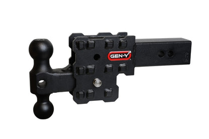 GEN-Y Hitch Gen-Y Phantom-X 2in Solid Shank 2.5in Drop 1K TW 10K Hitch w/GH-031 (No Flat Towing)