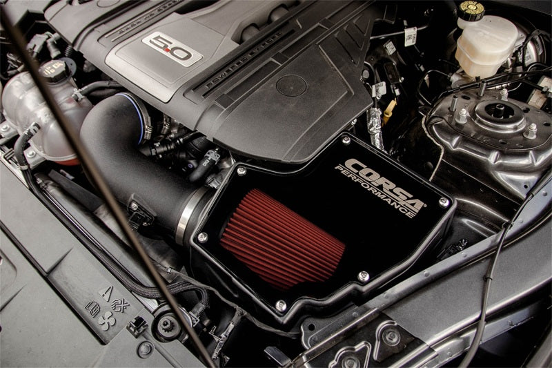 CORSA Performance Corsa 2018-2023 Ford Mustang GT 5.0L V8 Cold Air intake w/ DryTech Filter