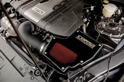 CORSA Performance Corsa 2018-2023 Ford Mustang GT 5.0L V8 Cold Air intake w/ DryTech Filter