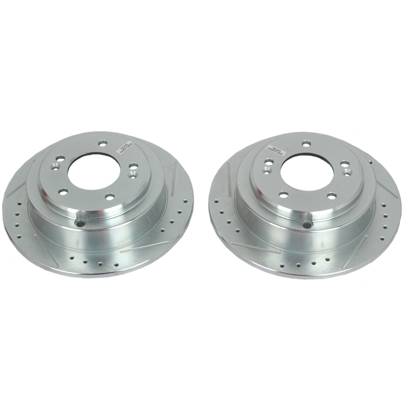 PowerStop Power Stop 04-06 Kia Amanti Rear Evolution Drilled & Slotted Rotors - Pair