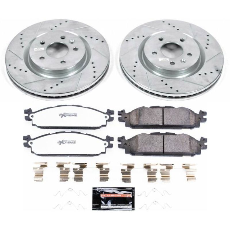 PowerStop Power Stop 11-19 Ford Explorer Front Z36 Truck & Tow Brake Kit