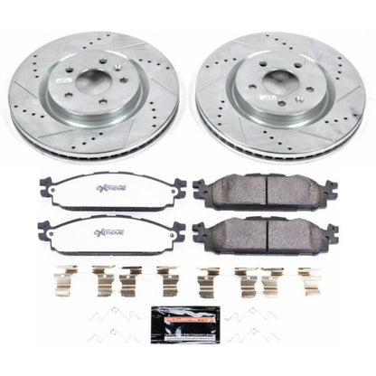 PowerStop Power Stop 11-19 Ford Explorer Front Z36 Truck & Tow Brake Kit