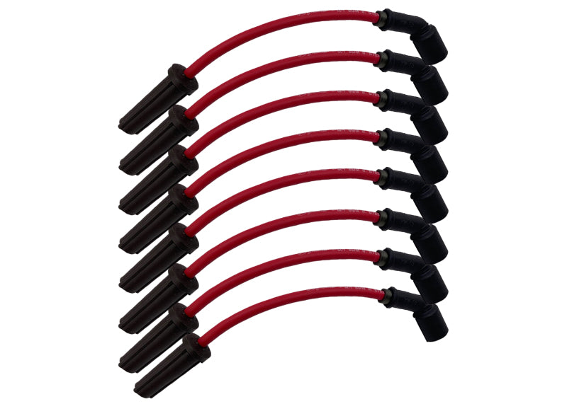 Granatelli Motor Sports Granatelli 99-23 GM Truck/SUV V8 (Excl 8.1L) Hi-Perf Coil-Near-Plug Wire Conn Kit w/9in Lead - Red