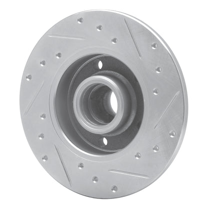 R1 Concepts R1 92-98 Volkswagen Passat (USA/Canada) Rear Left Drilled & Slotted Silver Brake Rotor