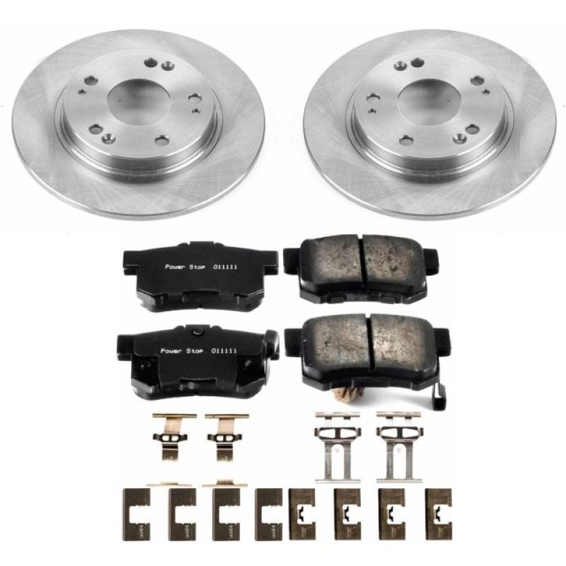 PowerStop Power Stop 11-15 Honda CR-Z Rear Autospecialty Brake Kit