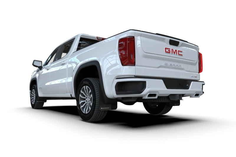 Rally Armor 19-25 GMC Sierra 1500 AT4 Black UR Mud Flap w/ Red Logo