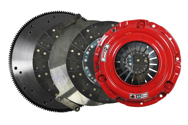 McLeod Racing McLeod RST Twin Clutch Kit Ford Modular Engine 164 Tooth RG / 26 Spline Input Shaft w/Steel Flywheel