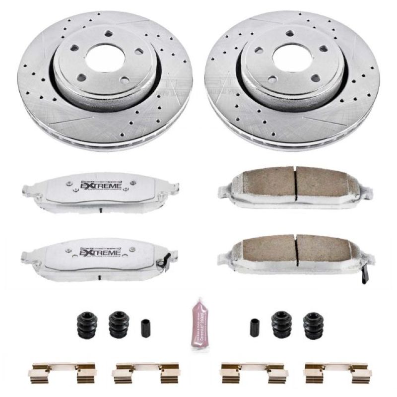 PowerStop Power Stop 06-10 Jeep Commander Front Z26 Street Warrior Brake Kit