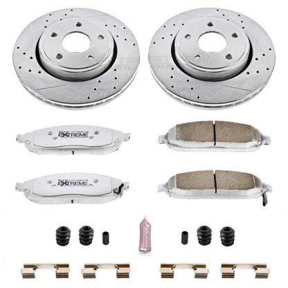 PowerStop Power Stop 06-10 Jeep Commander Front Z26 Street Warrior Brake Kit