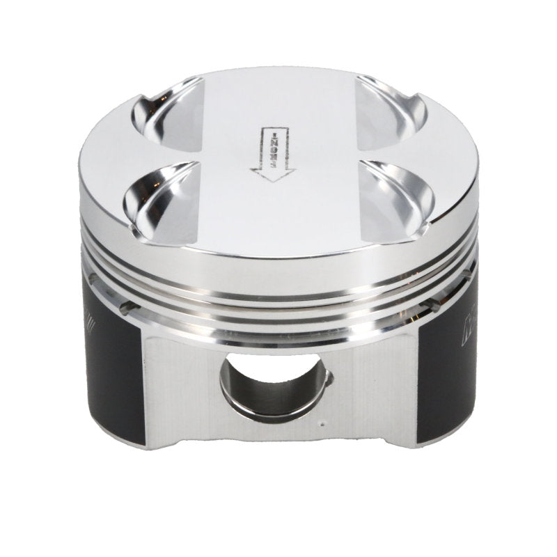 Manley Performance Manley 16+ Nissan VR30DDTT 86mm Bore Grade 2 10:1 CR -3.5cc Dome Flat Top Piston w/ Rings (SINGLE)