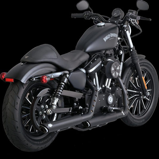 Vance and Hines Vance & Hines HD Sportster 14-22 Twin Slash 3In PCX Slip-On Exhaust