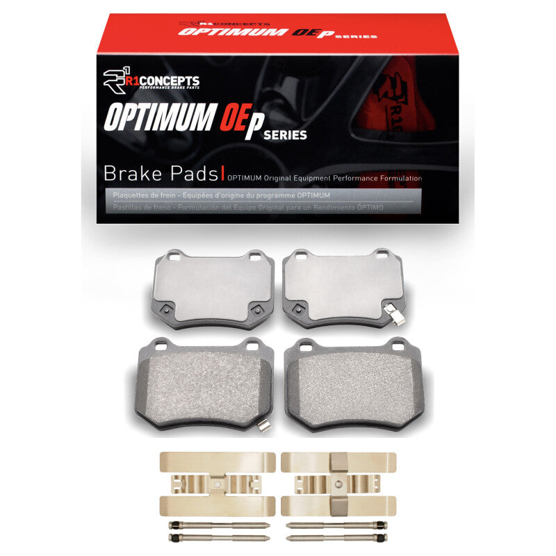 R1 Concepts R1 2018-2025 Subaru WRX Rear R1 Optimum OE Pads & Hardware Kit