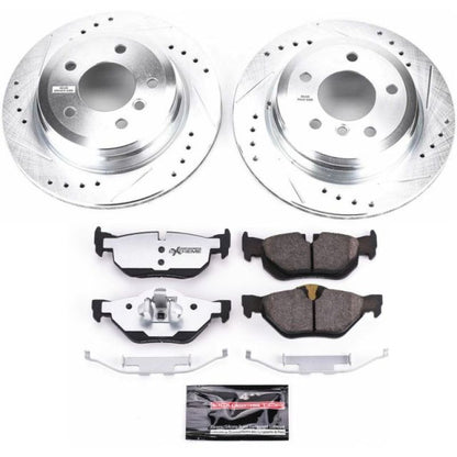 PowerStop Power Stop 13-15 BMW X1 Rear Z26 Street Warrior Brake Kit