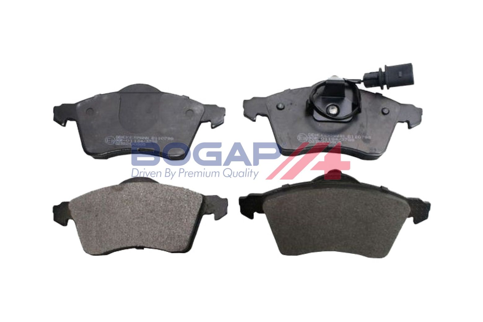 BOGAP A8210161 Brake Pad Set, Disc Brake
