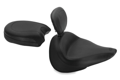 Mustang Motorcycle Mustang 14-21 Yamaha Bolt Standard Touring Recessed Passenger Seat - Black