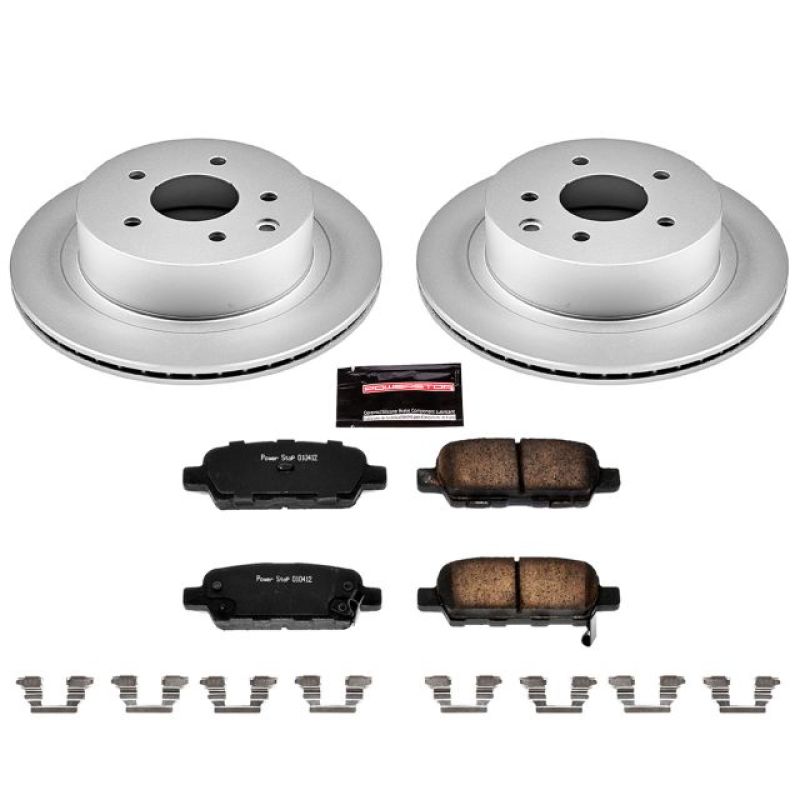 PowerStop Power Stop 03-05 Infiniti G35 Rear Z17 Evolution Geomet Coated Brake Kit