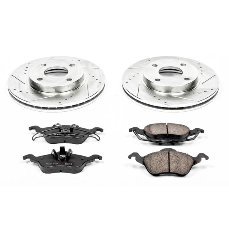 PowerStop Power Stop 00-04 Ford Focus Front Z23 Evolution Sport Brake Kit