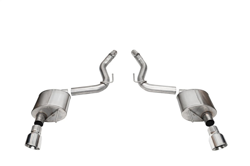 CORSA Performance Corsa 2024+ Ford Mustang Sport Axle-Back Dual Rear Exit with 4.5in Polished Pro-Series Tips