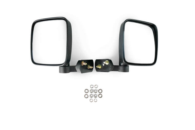 DV8 Offroad DV8 18-22 Jeep 4 Door JL/JT Aluminum Half Doors with Perforated Mesh Front
